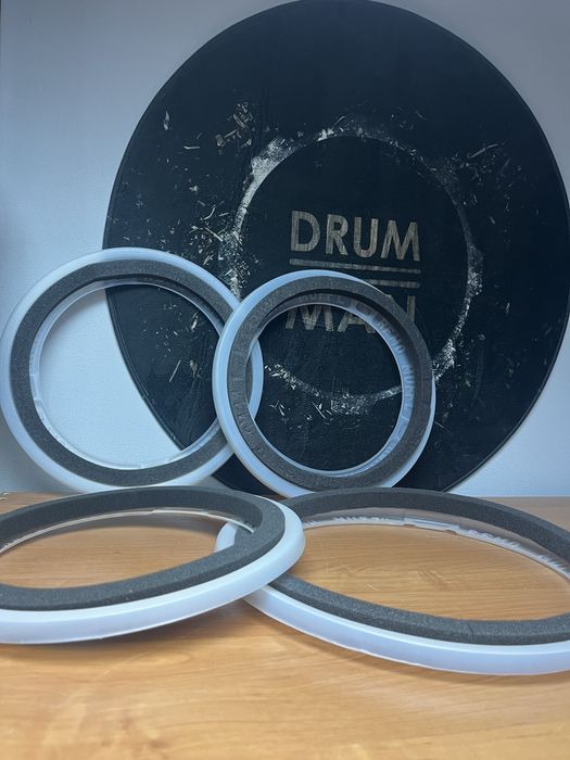 4x Remo Muff'l ring 13,14,14,16 Tłumiki wytłumacze Perkusyjne