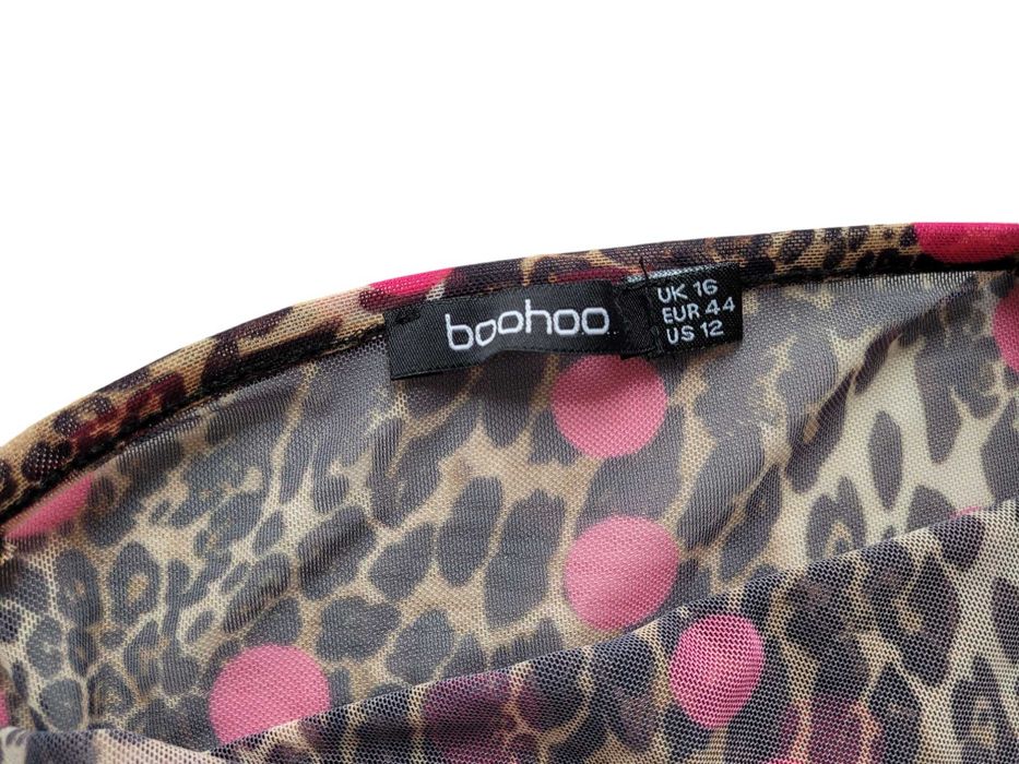 Koszulka nocna Boohoo 44,XXL wzór panterka bielizna damska