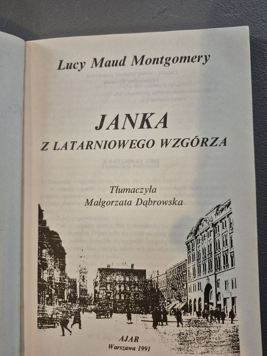 Lucy Maud Montgomery Janka z latarniowego wzgórza