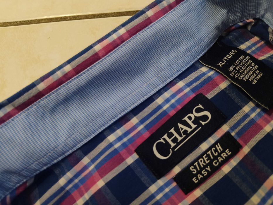 CHAPS by Ralph Lauren USA - NOWA! z LOGO Koszula Męska rozmiar XL
