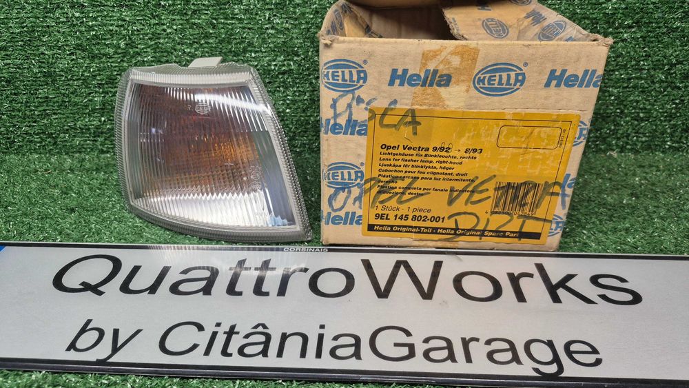 Pisca Farolim Frente Direito Opel Vectra A 1992 a 1995 Ref. 9EL.145802.001 NOVO Original HELLA