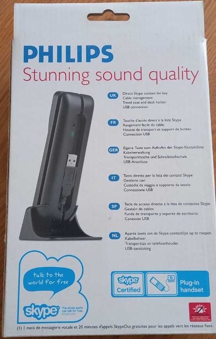 telefon USB, Philips VOIP080 (skype)
