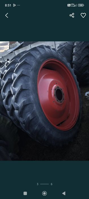 Koła 300/95 R - 46 wzmocnione 12.4 R46 Taurus radialne zachodnie 22cm