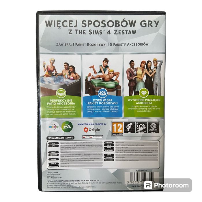 Pudełko kolekcjonerskie gra PC The Sims 4 Zestaw 1 vintage retro