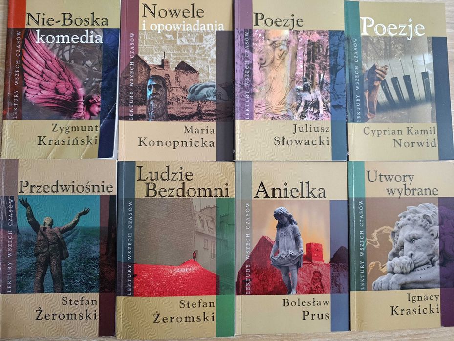 Zestaw lektur szkolnych podstawówka  i liceum