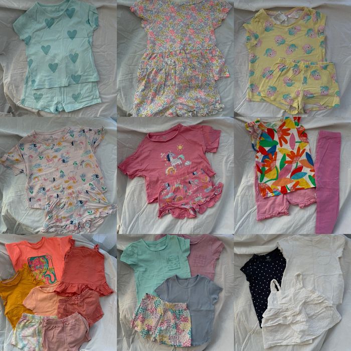 Великий пакет літніх речей на дівчинку 2-3 роки