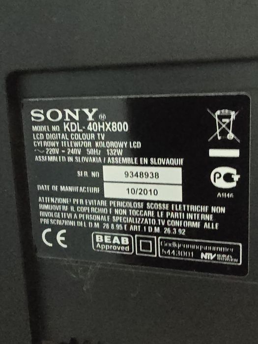 Telewizor Sony kdl 40hx800
