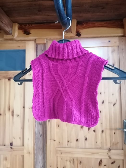 Ciepły kołnierz zimowy dla dziewczynki