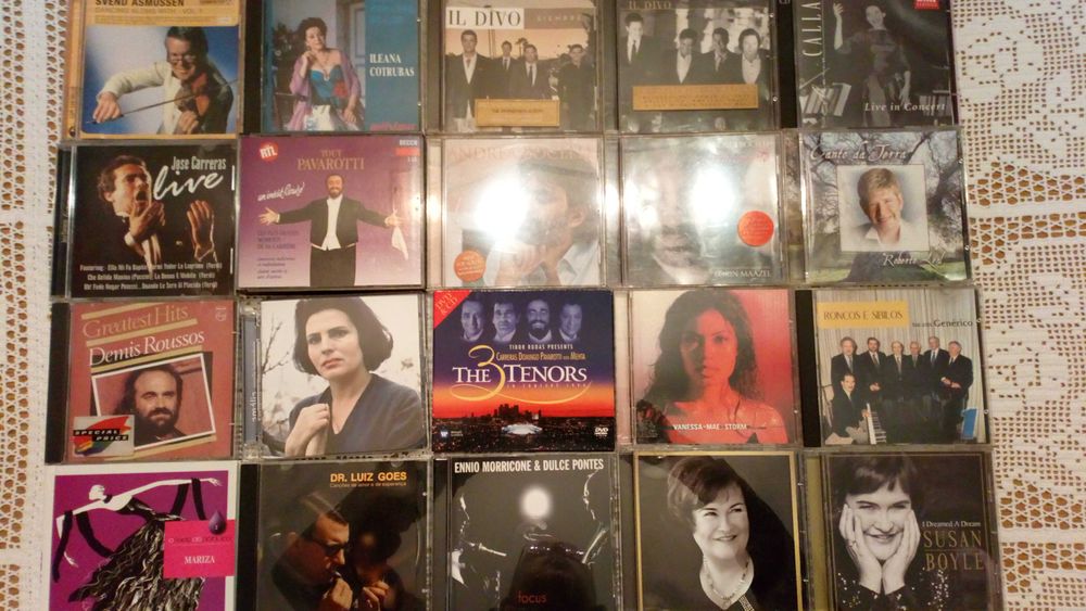 CD's musica clássica (tenores) e fado