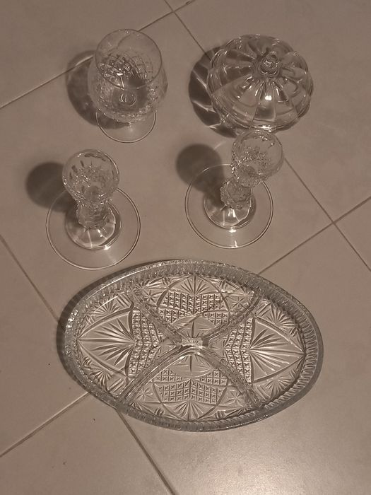 Cristal Conjunto peças soltas