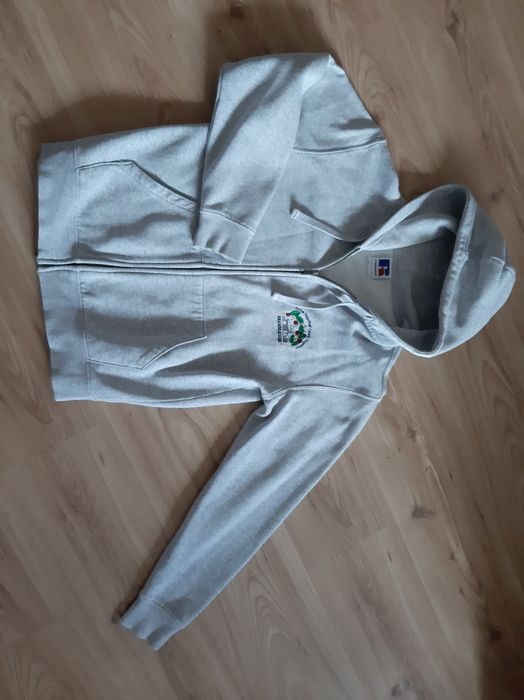 Bluza z kapturem szara