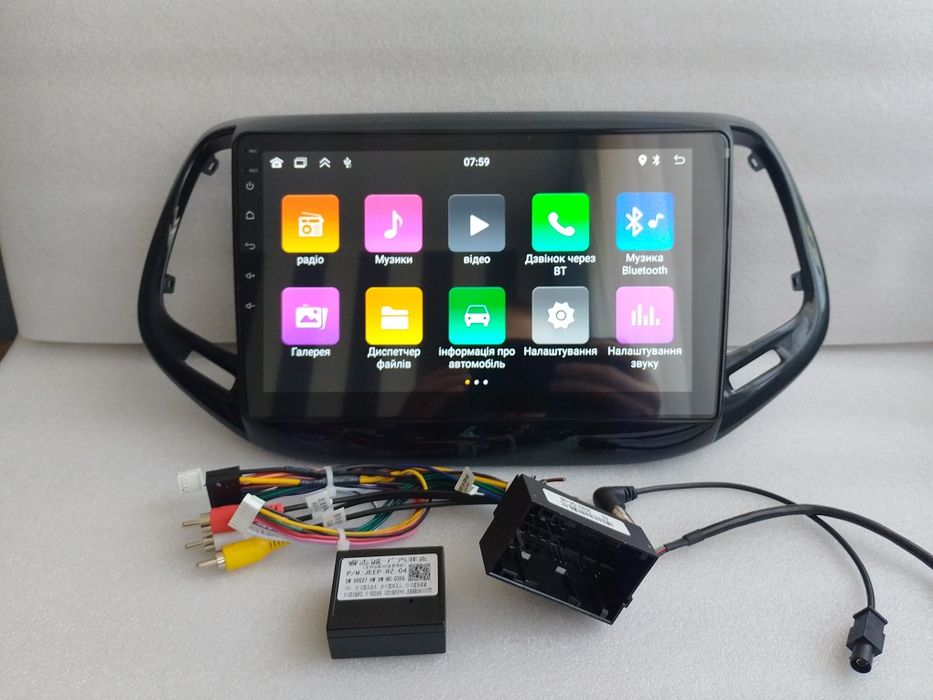 Магнітола Jeep Compass 2017-2020 Cherokee 2015-2019 Android