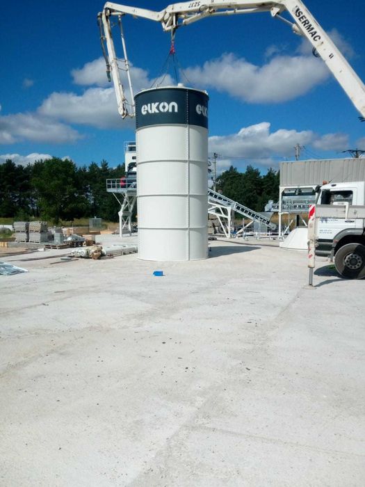Modułowy silos na cement i materiały sypkie 150 ton (105 m³) z dostawą