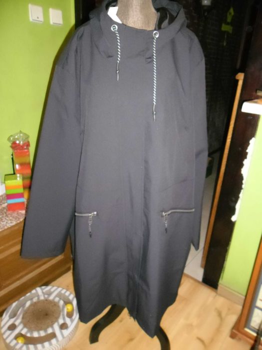 duża letnia kurtka parka z kapturem roz.56/58