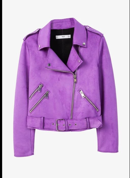 Куртка косуза з еко замші Mango