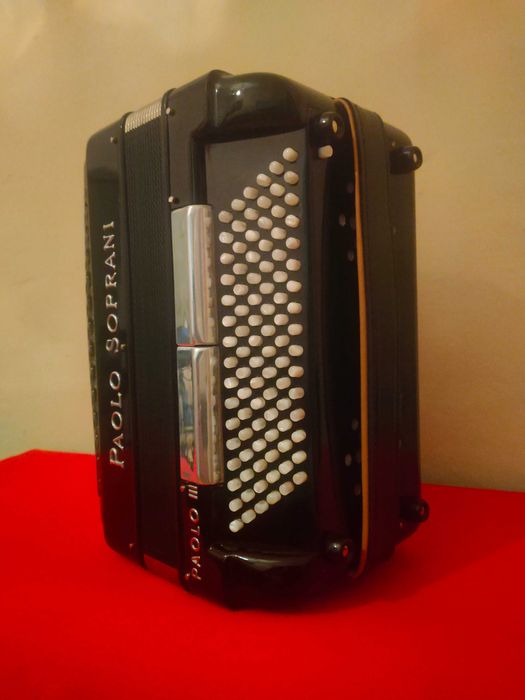 Acordeão Paolo Soprani à 3ªvoz, 96 baixos