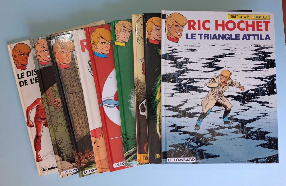 RIC HOCHET - Edições originais em francês LOMBARD capa dura