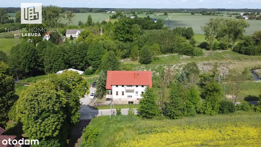 Dom z dużą działką bezpośrednio nad rzeką