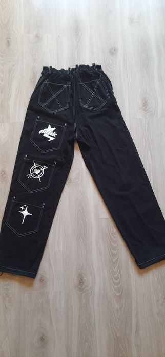 Штани оверсайз чоловічі OGONPUSHKA Ram чорн