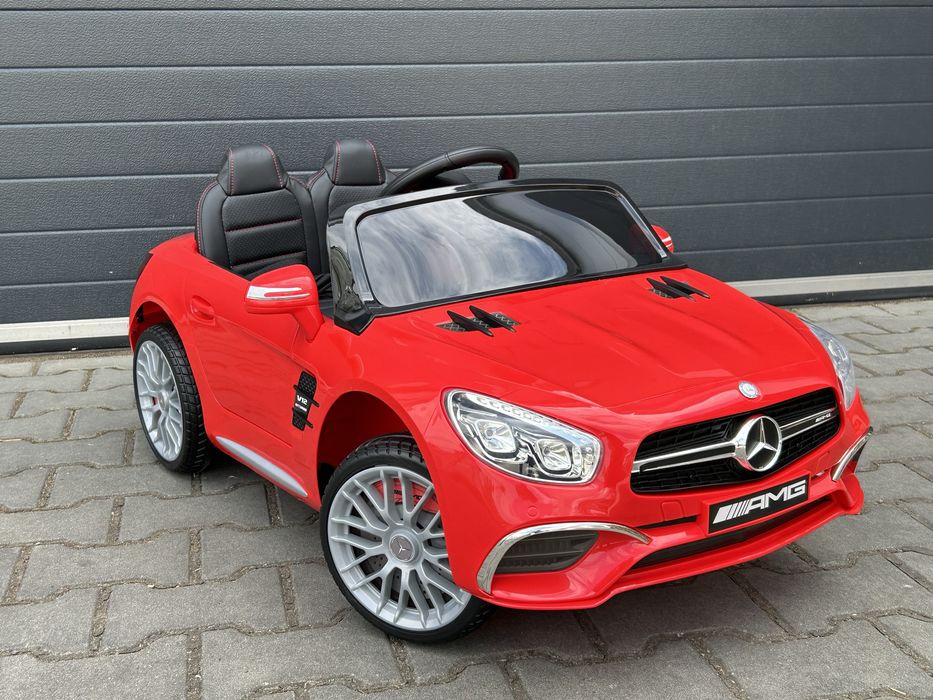 Auto na akumulator Mercedes SL65 S Miękkie Koła EVA Skóra 2 Silniki