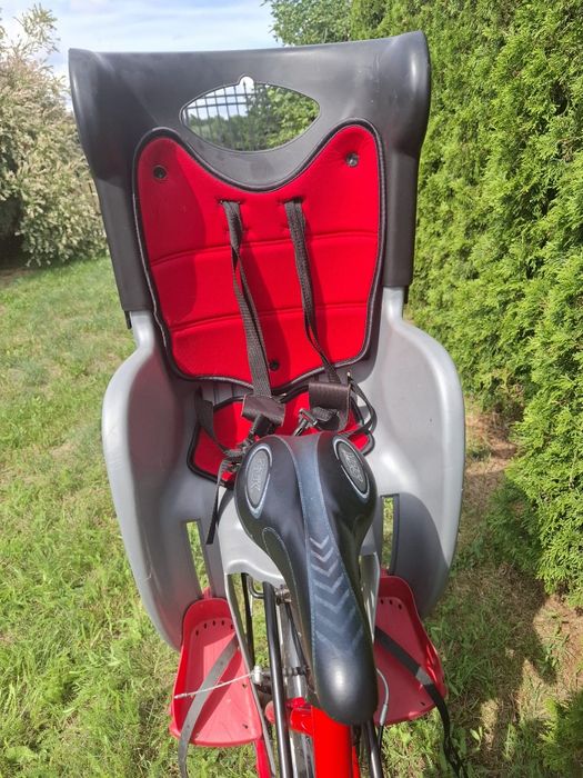 Rower górski Travers ATB Aero koła 26" - czerwony z fotelikiem dziecię