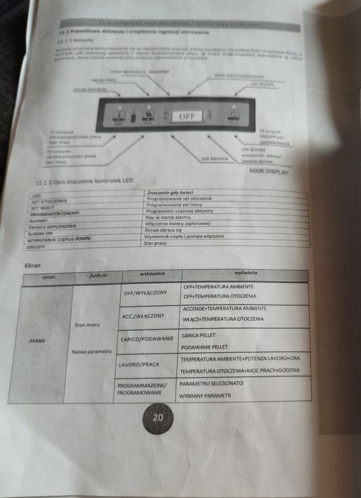 Piecyk na pellet drzewny z podajnikiem -kominek