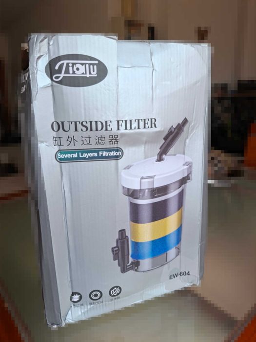 Filtro exterior para aquário sem bomba