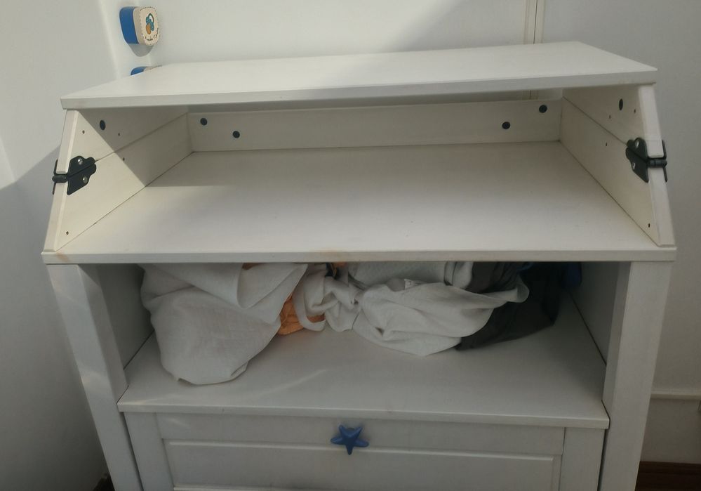 Cómoda vestidor branco