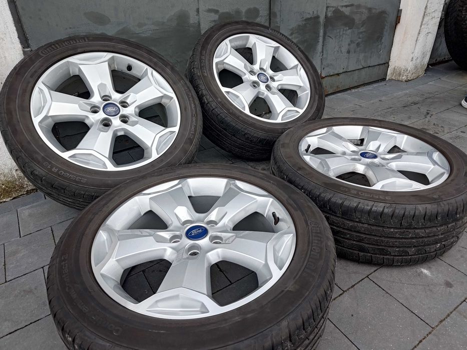 Oryginalne alufelgi FORD Kuga 18 cali 5x108 VOLVO Jaguar opony letnie