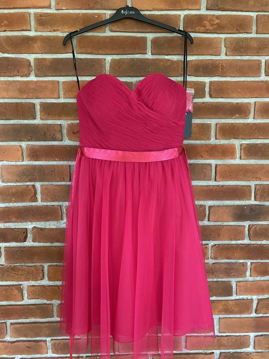 My Mascara Curves Sukienka Koktajlowa - magenta r44