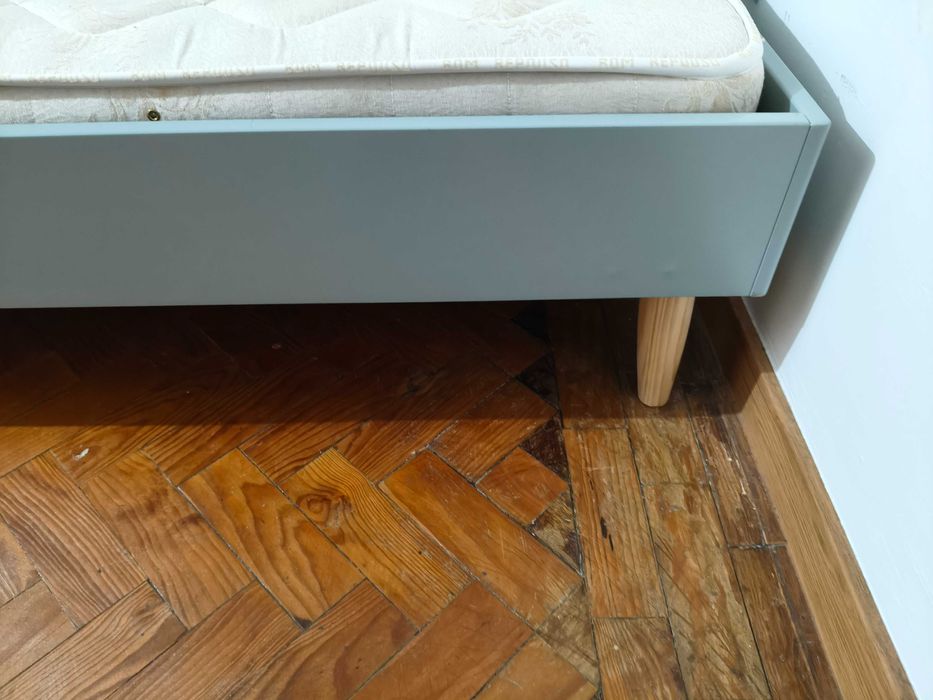 Cama de criança azul - 193*94,5