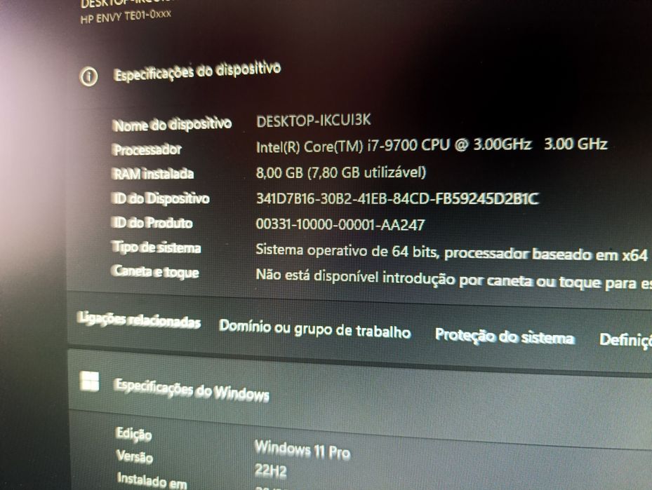 Computador HP i7