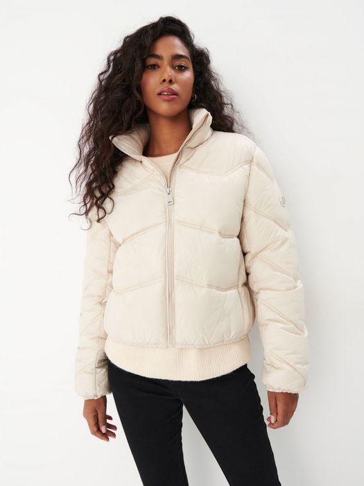 Mohito Nowa z Metką Kurtka Damska! Puffer! Beż! Pikowana! Jesień! R.38