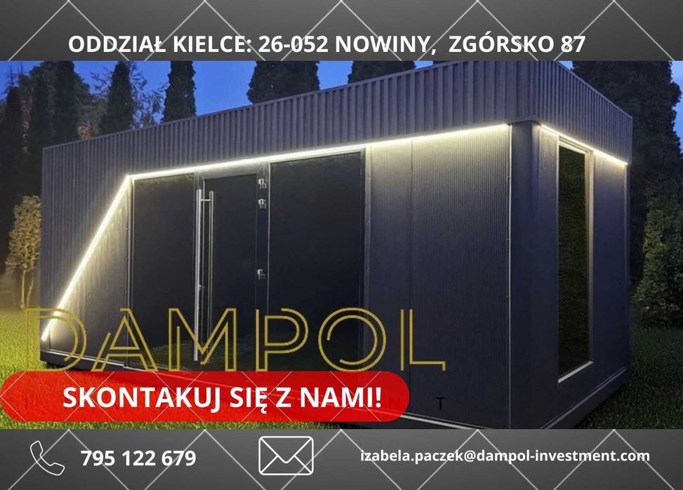 Pawilon / Kontener Biurowy Handlowy 7x3 całoroczny