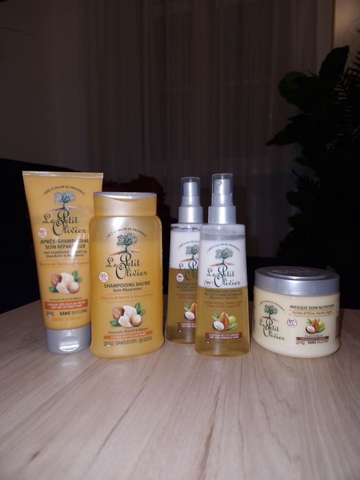 Zestaw kosmetyków do włosów Le petit Olivier shea makadamia arganowy