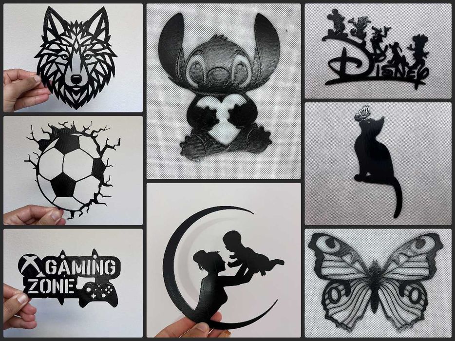 Artigos para decoração de quarto, parede