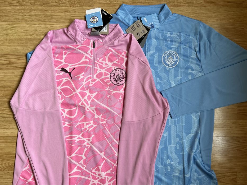 Кофта Manchester City (Puma) 1/4 Zip Top Jersey — новая, оригинал