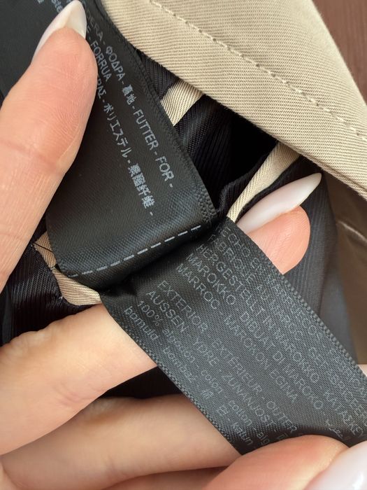 Bawełniany Trencz Massimo Dutti M