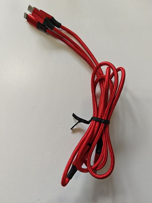 Kabel USB do telefonów Combo 3 w 1 typ C/mikro USB/Lighning