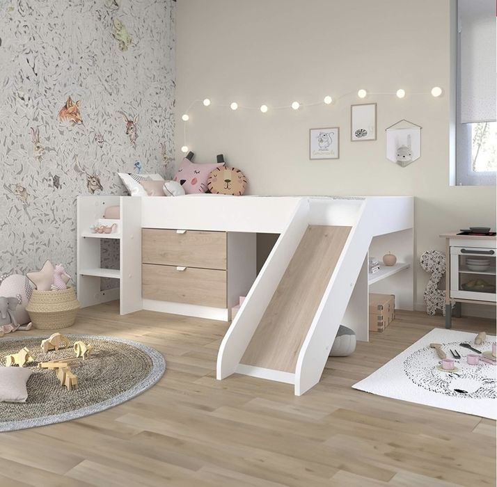 Cama alta com  ESCORREGA