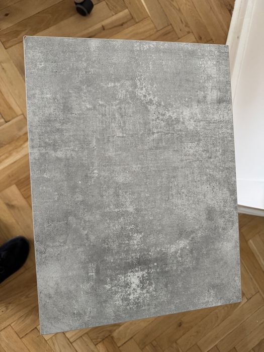 Stolik pomocniczy kawowy szary beton loft