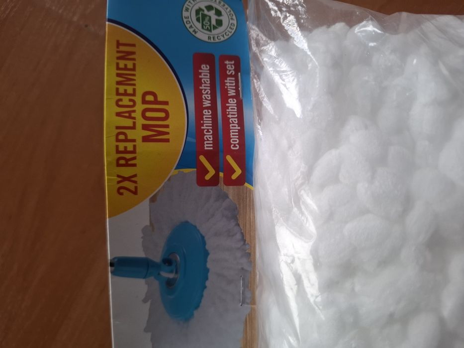 2 szt nowe mopy 100%poliester