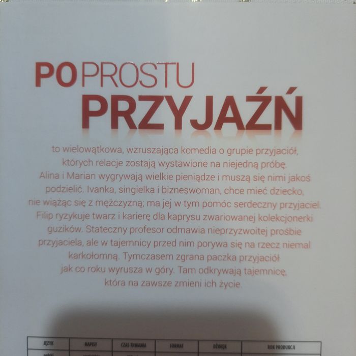 Książka z DVD "Po prostu przyjaźń ", "Plac zabaw"
