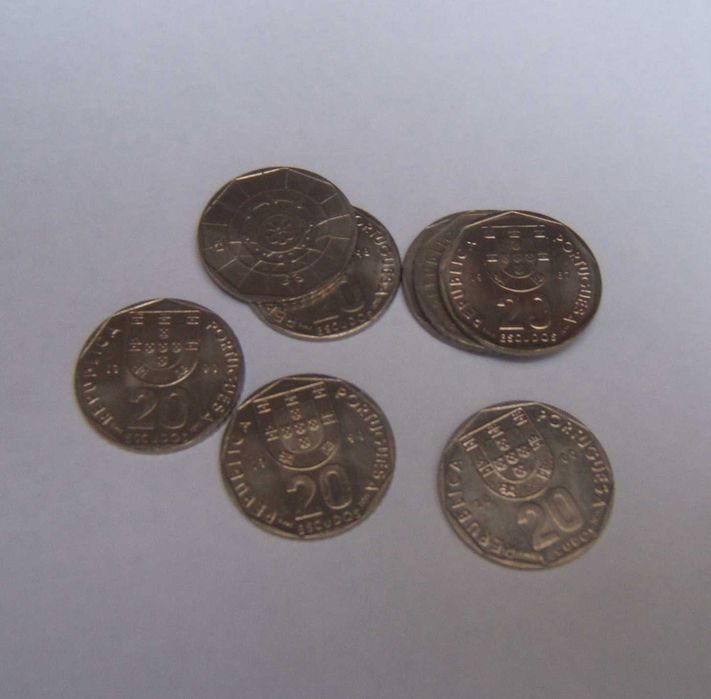Moedas de 20 Escudos, Cupro-Níquel 1987