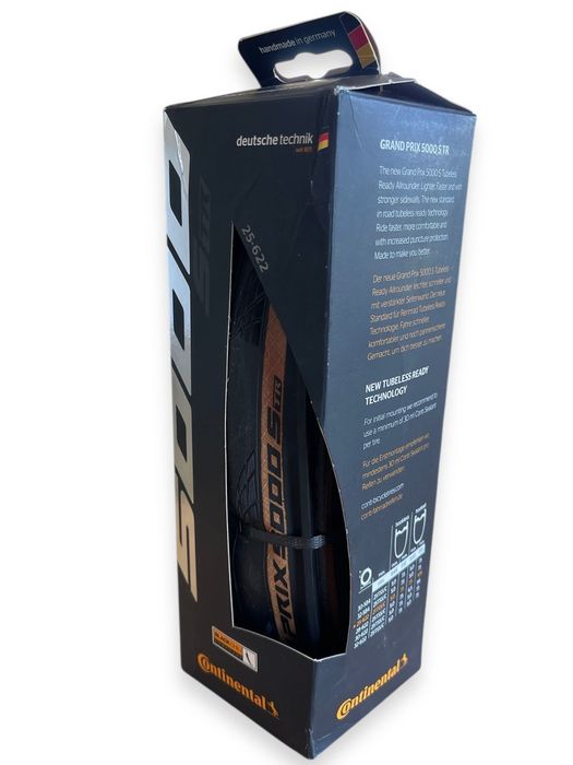 Opona rowerowa CONTINENTAL Grand Prix 5000 S TR,  700x25C FV / 022-251