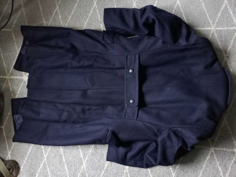 Płaszcz wełniany kolejowy lata rok 1987 NOWY, made in Poland
