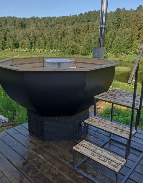 ВИРОБНИК‼️Чан на дровах до 8 осіб. Закарпатська купель для купання