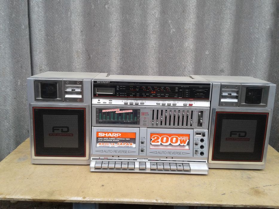 Японский магнитофон SHARP WF-939 времён СССР магнитола