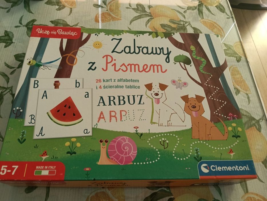 Zabawa z pismem  clementoni