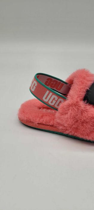 Дитячі капці-босоніжки UGG Fluff Flip Flop «Кавунчик»